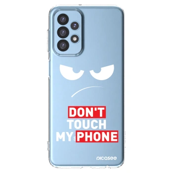 Picasee Samsung Galaxy A23 A235F 4G Hülle - Transparentes Silikon - Angry Eyes - Transparent