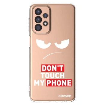 Picasee Samsung Galaxy A23 A236B 5G Hülle - Transparentes Silikon - Angry Eyes - Transparent