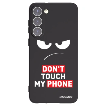 Picasee Samsung Galaxy S23+ 5G Hülle - Schwarzes Silikon - Angry Eyes - Transparent