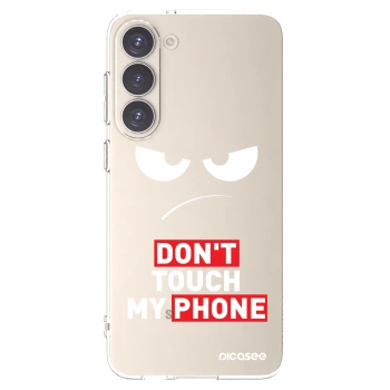 Picasee Samsung Galaxy S23+ 5G Hülle - Transparentes Silikon - Angry Eyes - Transparent