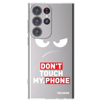 Picasee Samsung Galaxy S23 Ultra 5G Hülle - Transparentes Silikon - Angry Eyes - Transparent