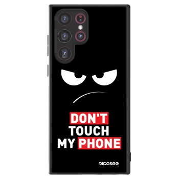 Picasee ULTIMATE CASE PowerShare für Samsung Galaxy S22 Ultra 5G - Angry Eyes - Transparent