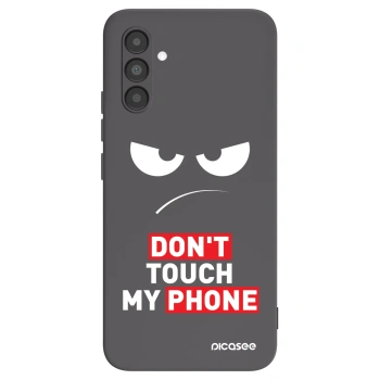 Picasee Samsung Galaxy A04s A047F Hülle - Schwarzes Silikon - Angry Eyes - Transparent