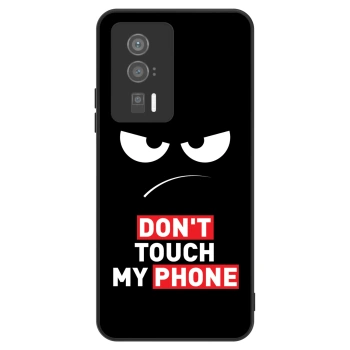 Hülle für Xiaomi Poco F5 Pro 5G - Angry Eyes - Transparent