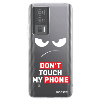 Picasee Xiaomi Poco F5 Pro 5G Hülle - Transparentes Silikon - Angry Eyes - Transparent