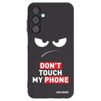 Picasee Samsung Galaxy A25 A256B 5G Hülle - Schwarzes Silikon - Angry Eyes - Transparent