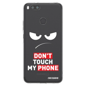 Hülle für Xiaomi Mi A1 Global - Angry Eyes - Transparent