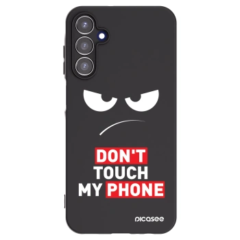 Picasee Samsung Galaxy A15 A156B 5G Hülle - Schwarzes Silikon - Angry Eyes - Transparent