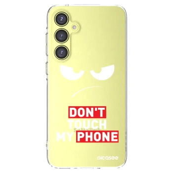 Picasee Samsung Galaxy A35 5G A356B Hülle - Transparentes Silikon - Angry Eyes - Transparent