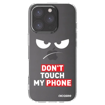 Picasee Apple iPhone 16 Pro Hülle - Transparentes Silikon - Angry Eyes - Transparent