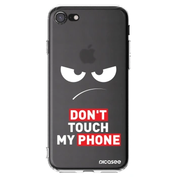 Picasee Apple iPhone 7 Hülle - Transparentes Silikon - Angry Eyes - Transparent