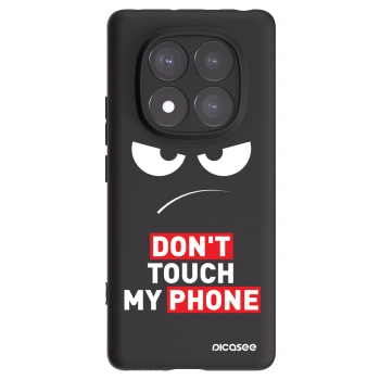 Picasee Xiaomi Redmi Note 14 Pro+ 5G Hülle - Schwarzes Silikon - Angry Eyes - Transparent