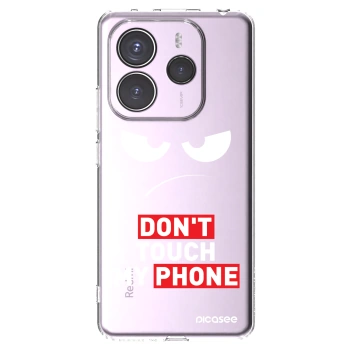 Picasee Xiaomi Redmi Note 14 5G Hülle - Transparentes Silikon - Angry Eyes - Transparent