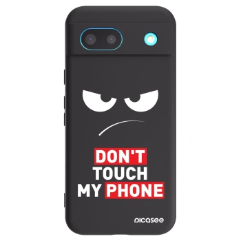 Picasee Google Pixel 8 Hülle - Schwarzes Silikon - Angry Eyes - Transparent