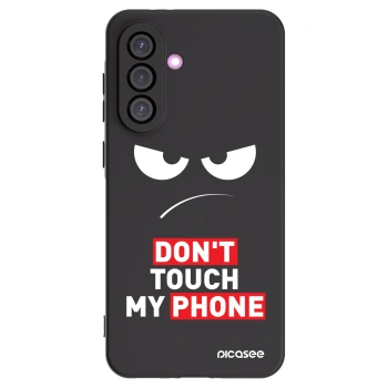 Picasee Samsung Galaxy A36 5G Hülle - Schwarzes Silikon - Angry Eyes - Transparent