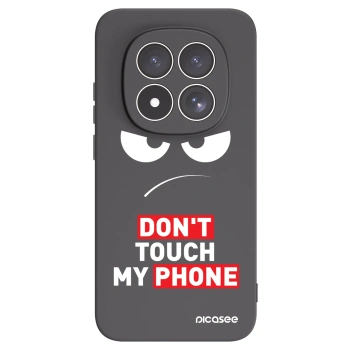 Picasee Xiaomi Redmi Note 15 Pro 4G Hülle - Schwarzes Silikon - Angry Eyes - Transparent