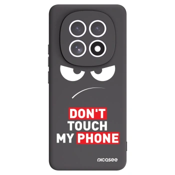 Picasee Xiaomi Redmi Note 15 Hülle - Schwarzes Silikon - Angry Eyes - Transparent
