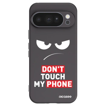 Picasee Google Pixel 10 Pro Hülle - Schwarzes Silikon - Angry Eyes - Transparent