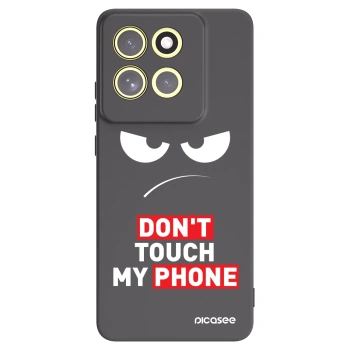 Picasee Motorola Moto G86 Power 5G Hülle - Schwarzes Silikon - Angry Eyes - Transparent