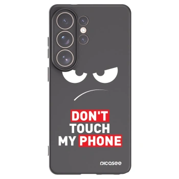 Picasee Samsung Galaxy S26 Ultra Hülle - Schwarzes Silikon - Angry Eyes - Transparent