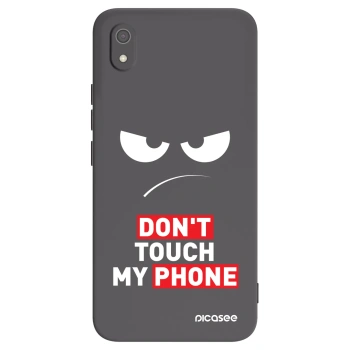 Picasee Xiaomi Redmi 7A Hülle - Schwarzes Silikon - Angry Eyes - Transparent