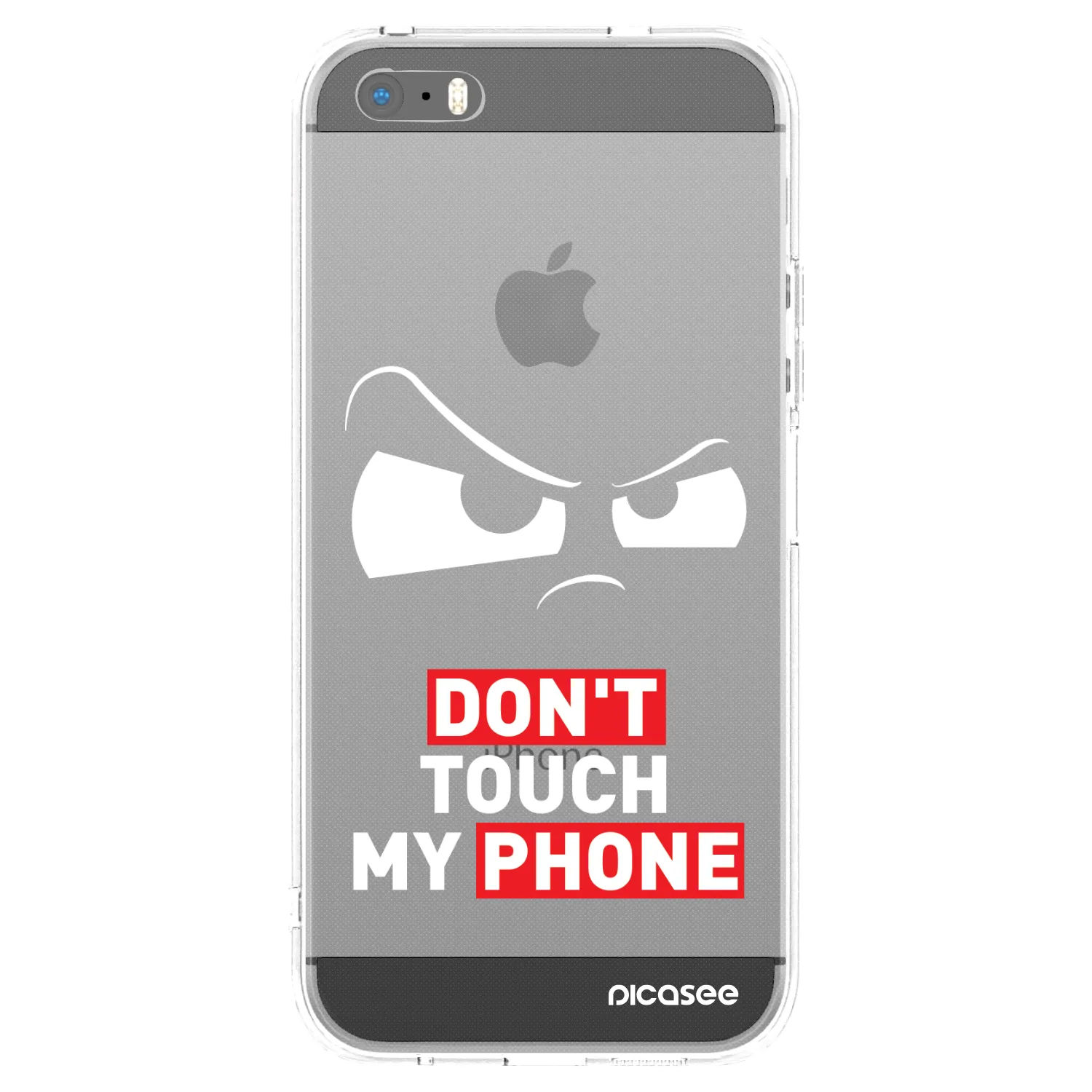 Picasee Apple iPhone 5/5S/SE Hülle - Transparentes Silikon - Cloudy Eye - Transparent