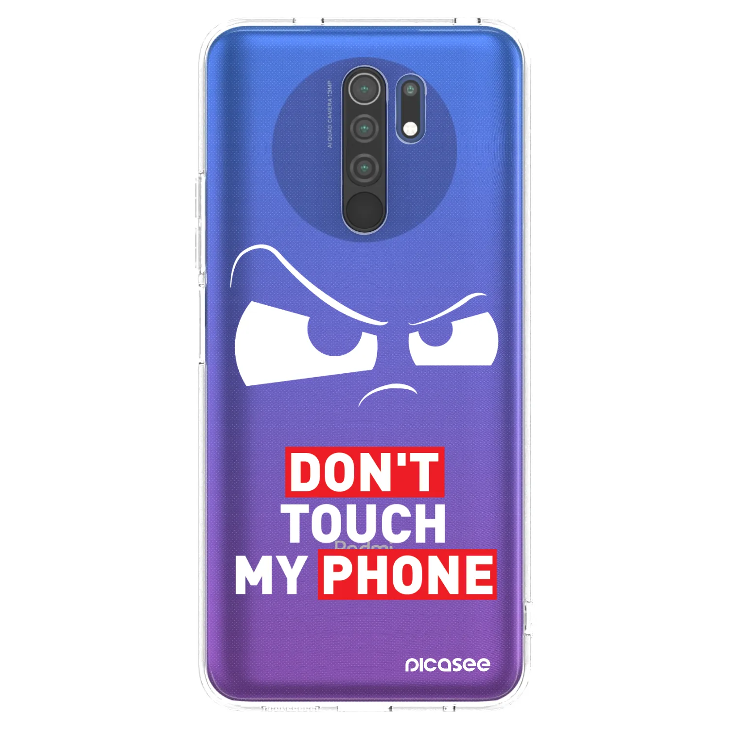 Picasee Xiaomi Redmi 9 Hülle - Transparentes Silikon - Cloudy Eye - Transparent