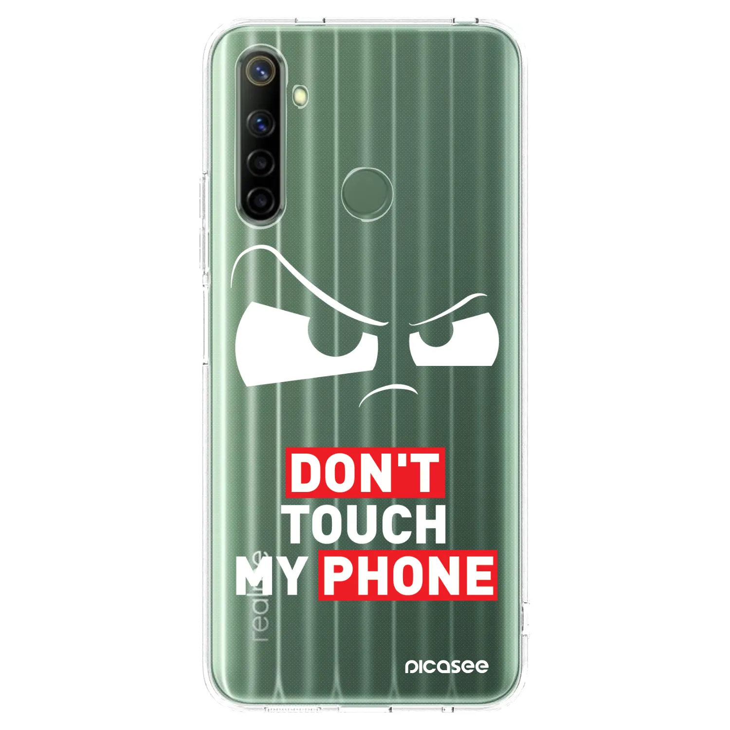 Picasee Realme 6i Hülle - Transparentes Silikon - Cloudy Eye - Transparent