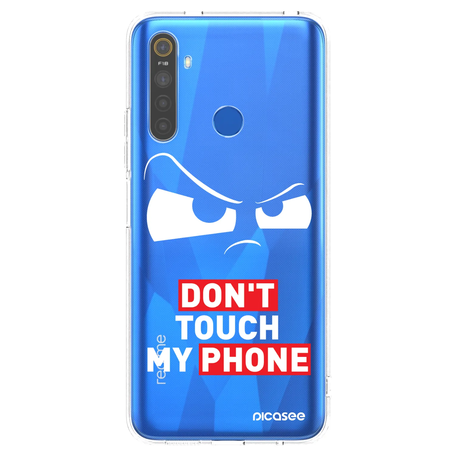 Picasee Realme 5 Hülle - Transparentes Silikon - Cloudy Eye - Transparent