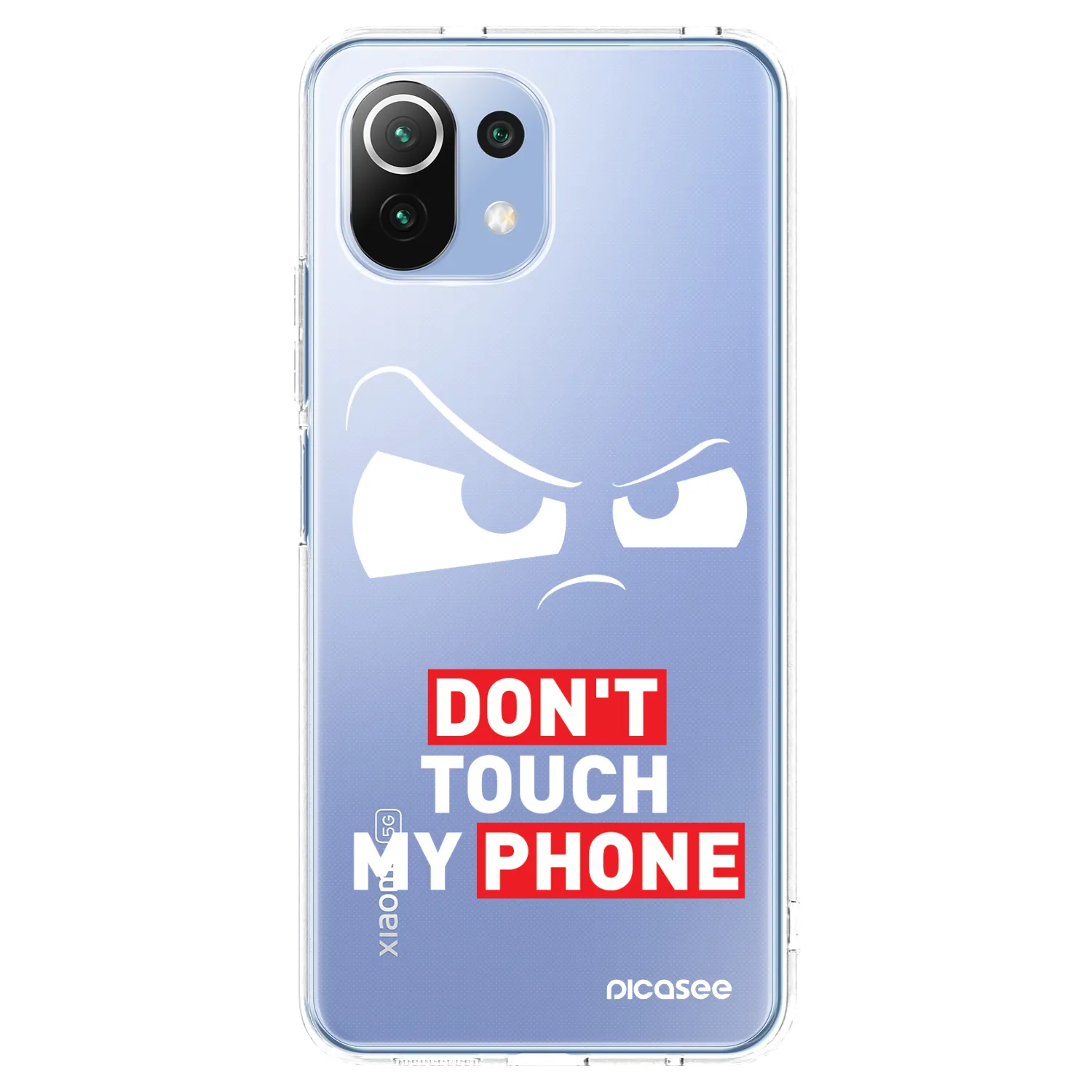 Picasee Xiaomi Mi 11 Lite Hülle - Transparentes Silikon - Cloudy Eye - Transparent