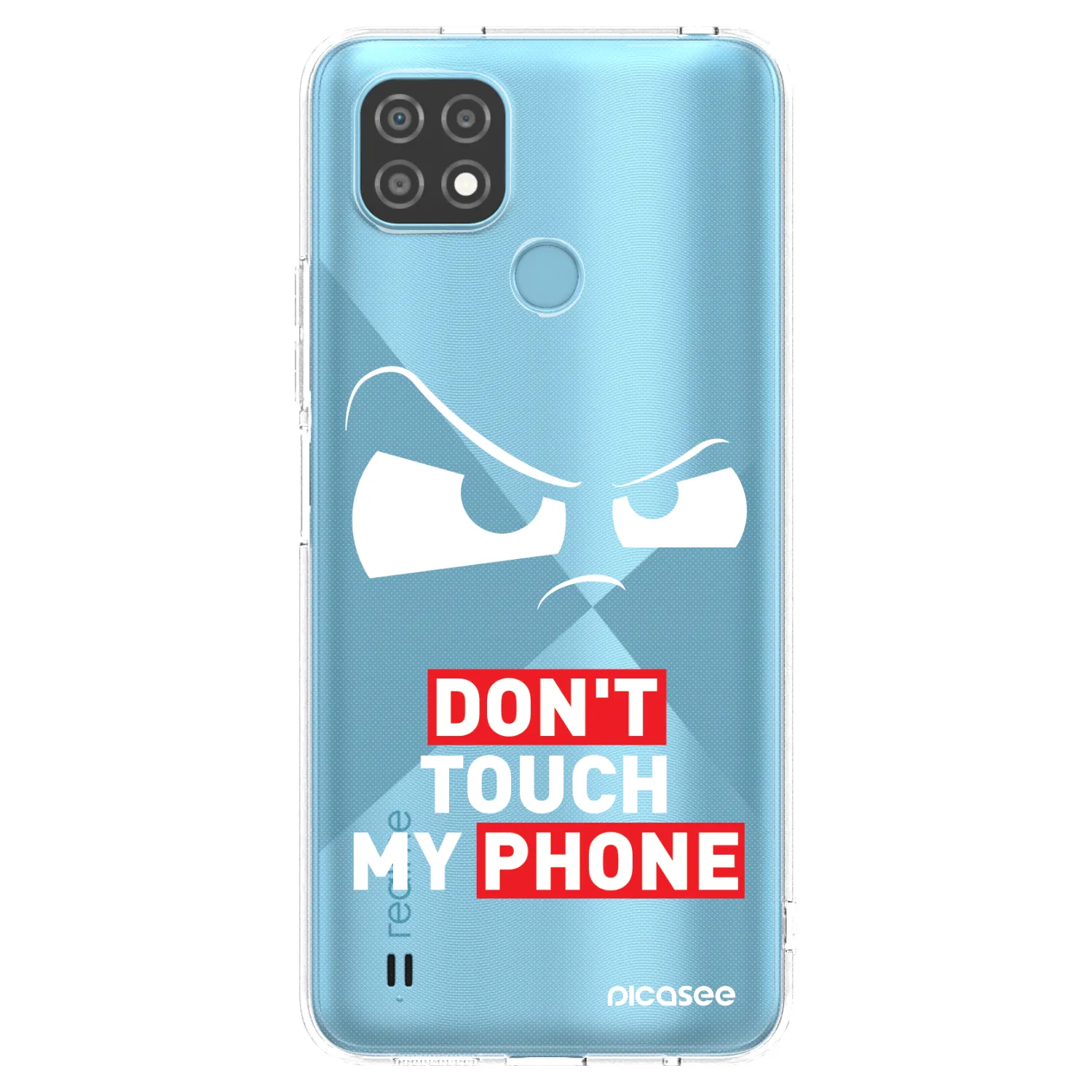 Picasee Realme C21 Hülle - Transparentes Silikon - Cloudy Eye - Transparent