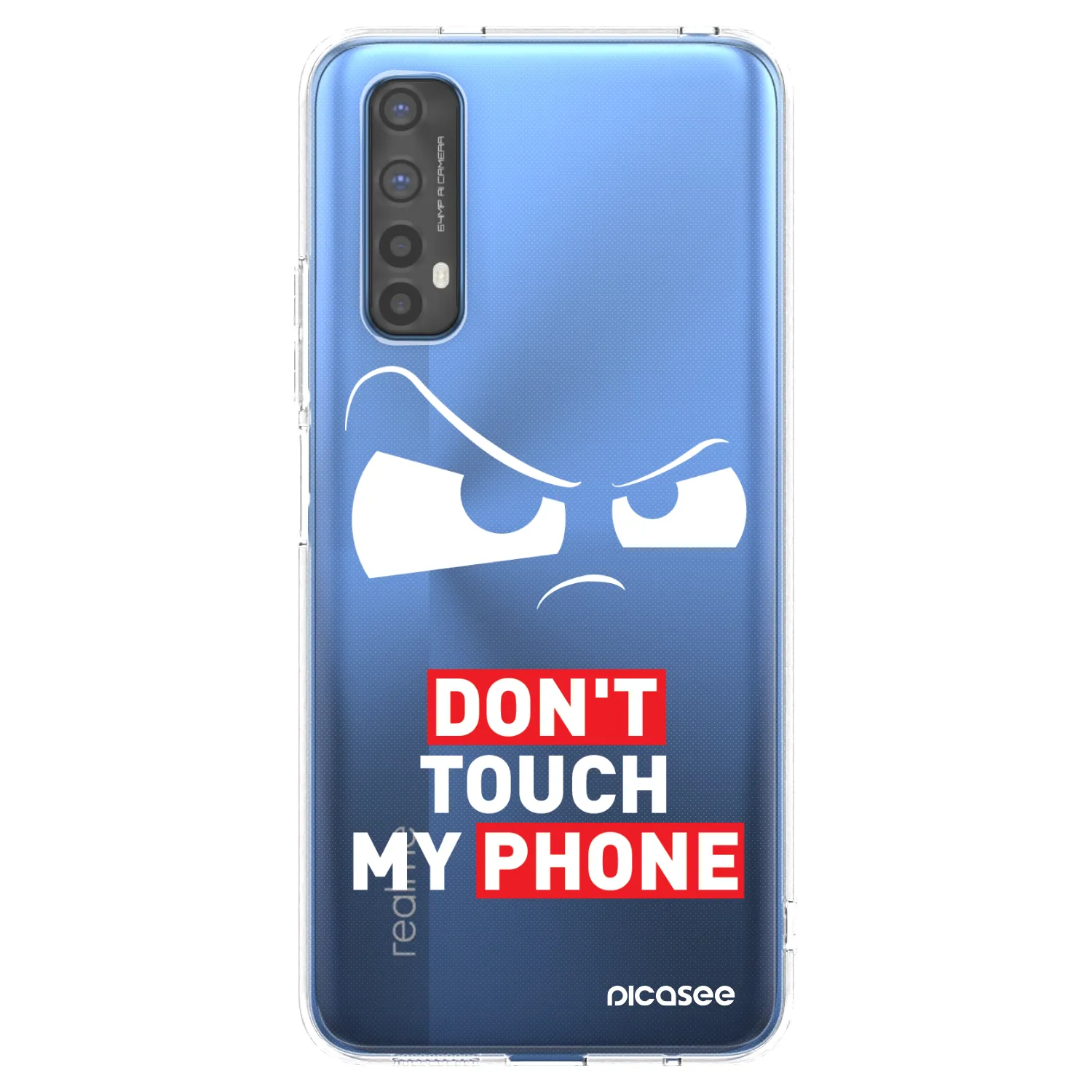 Picasee Realme 7 Hülle - Transparentes Silikon - Cloudy Eye - Transparent