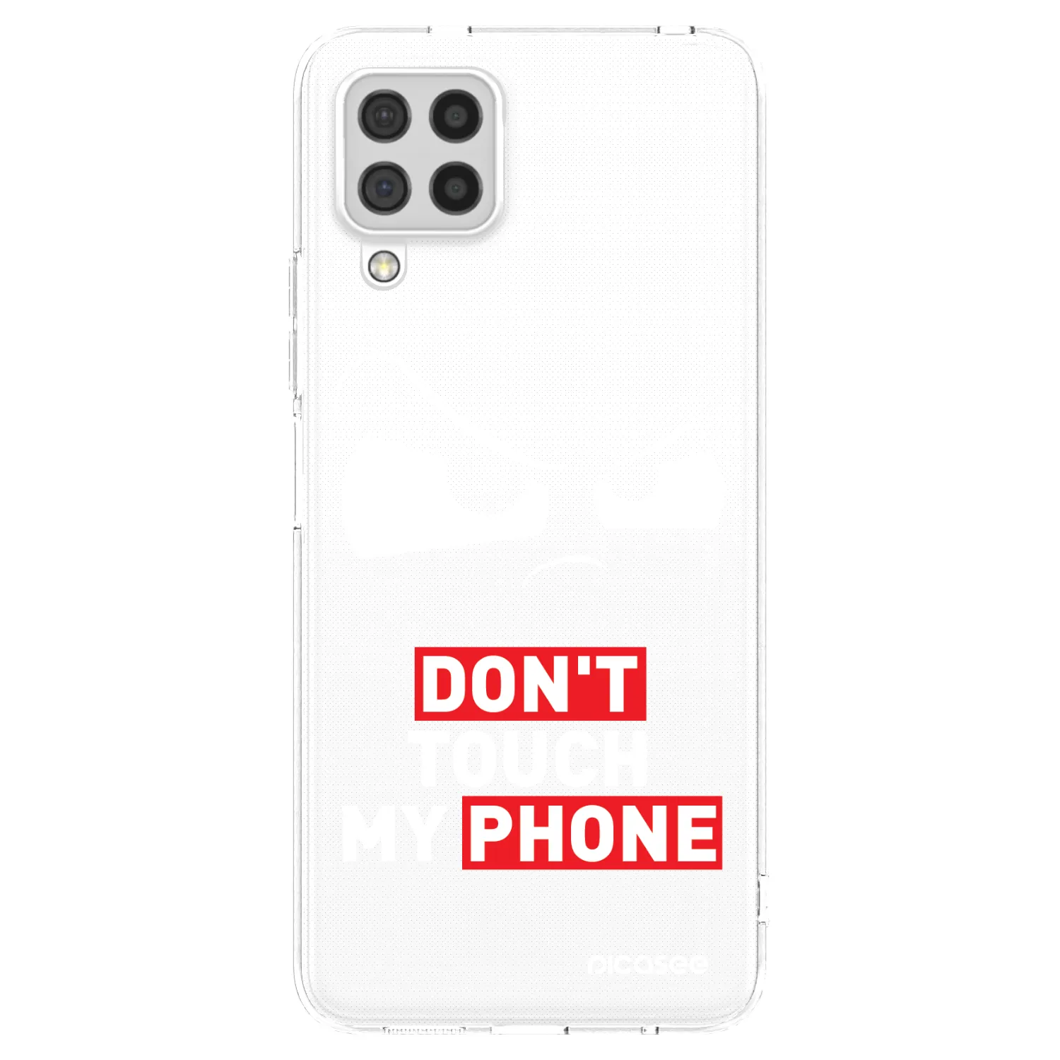 Picasee Samsung Galaxy A22 A225F 4G Hülle - Transparentes Silikon - Cloudy Eye - Transparent