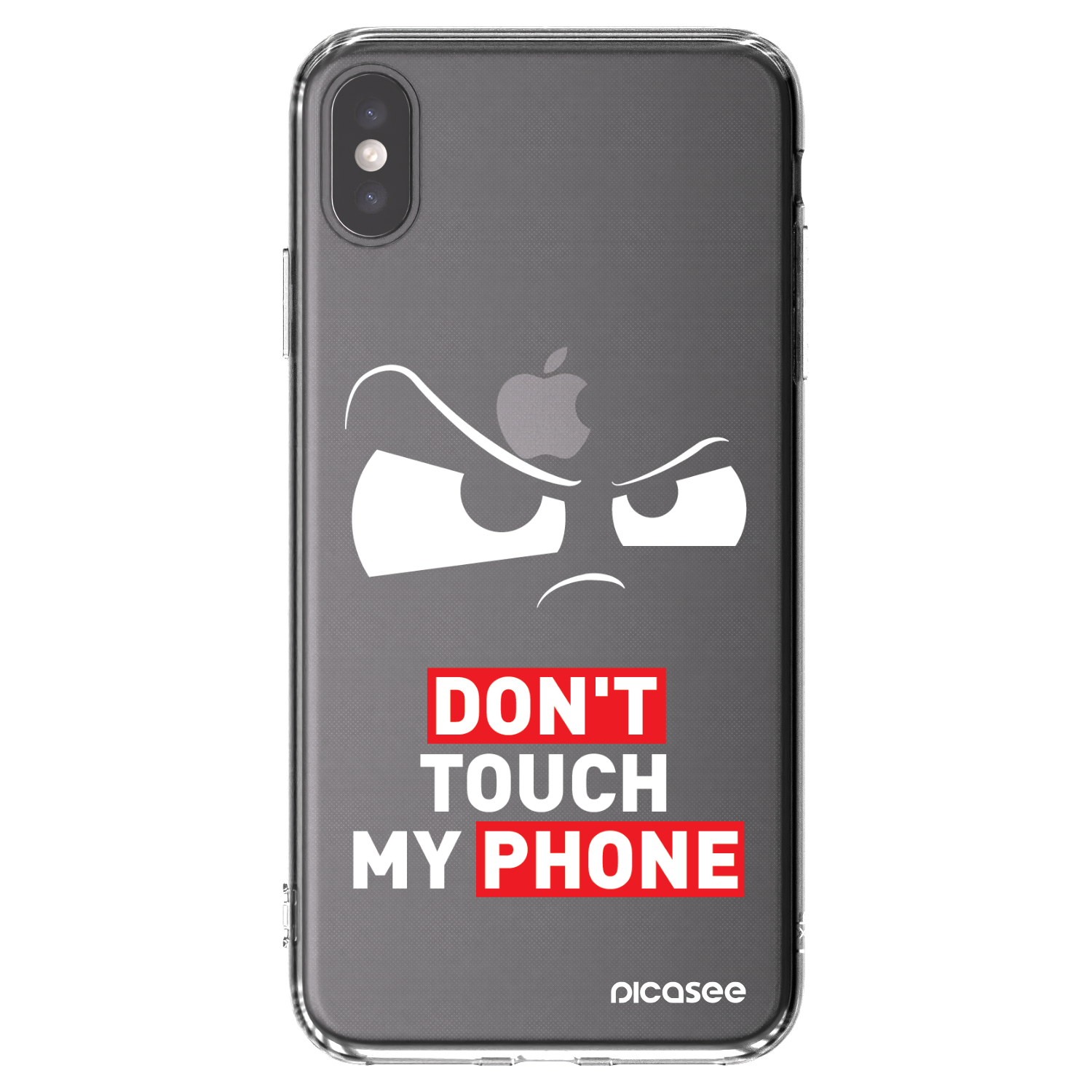 Picasee Apple iPhone XS Max Hülle - Transparentes Silikon - Cloudy Eye - Transparent