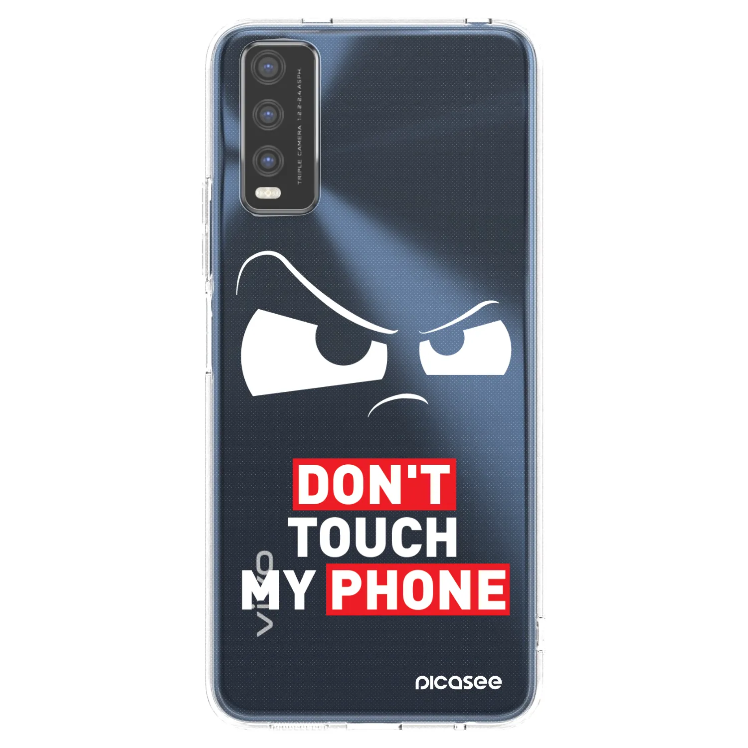 Picasee Vivo Y20s Hülle - Transparentes Silikon - Cloudy Eye - Transparent