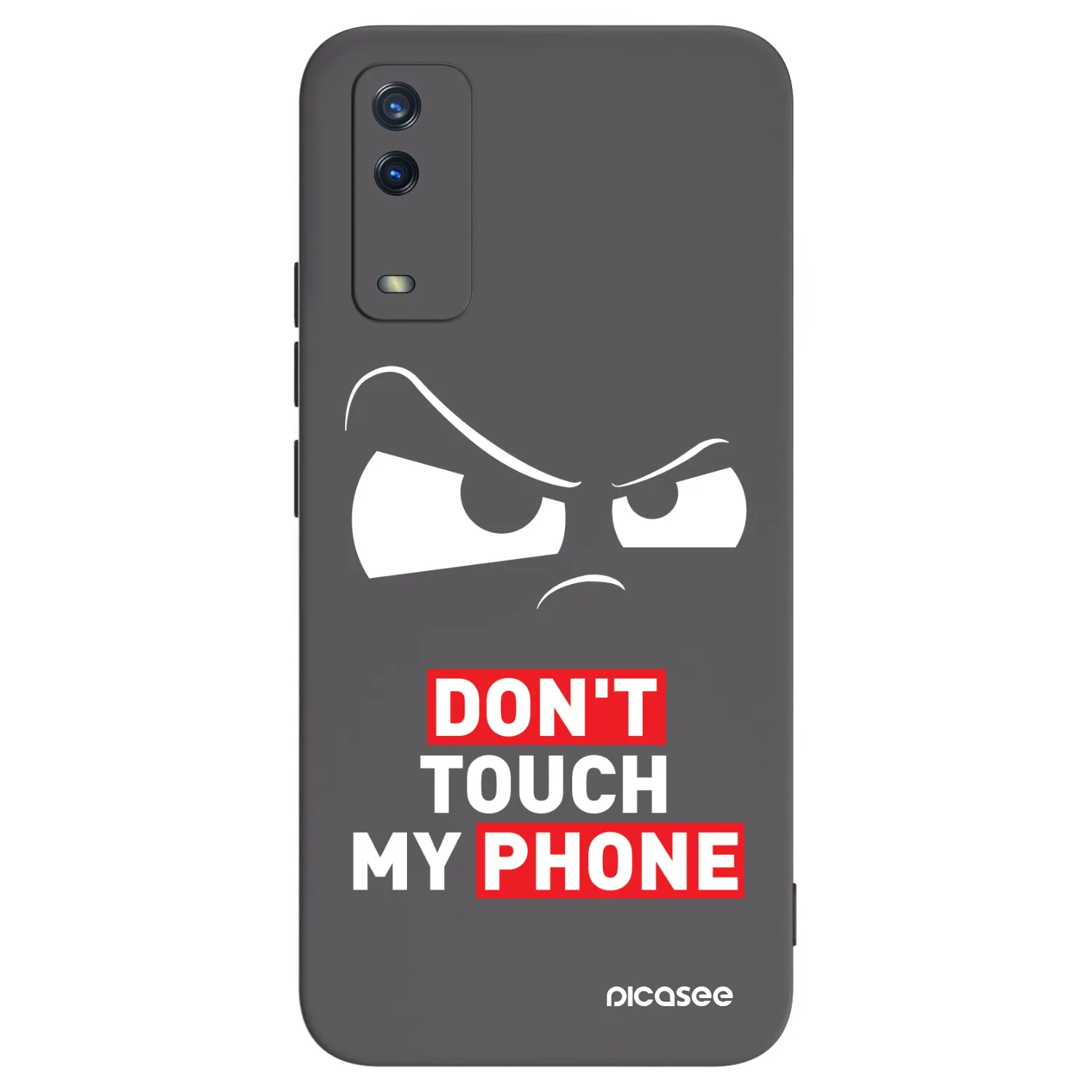 Picasee Vivo Y11s Hülle - Schwarzes Silikon - Cloudy Eye - Transparent