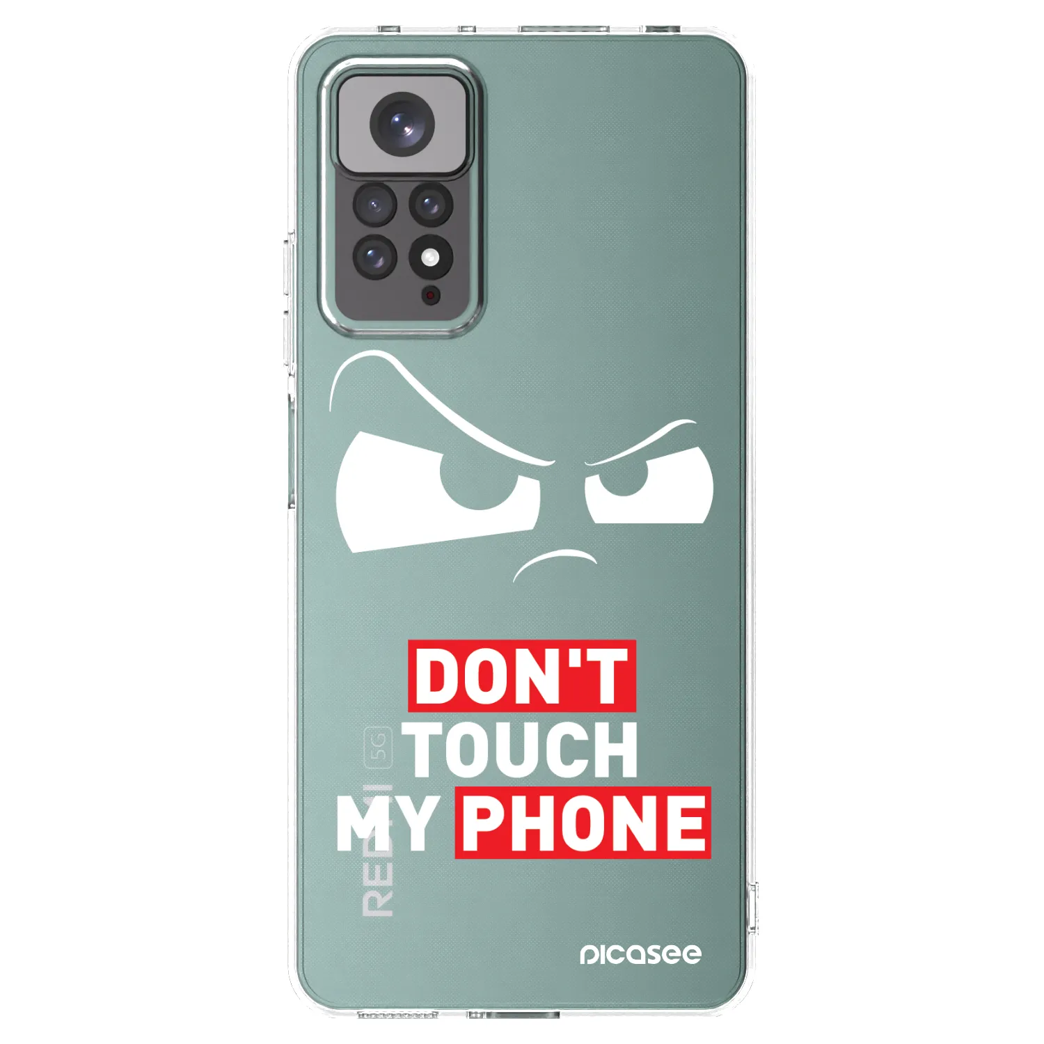 Picasee Xiaomi Redmi Note 11S 4G Hülle - Transparentes Silikon - Cloudy Eye - Transparent