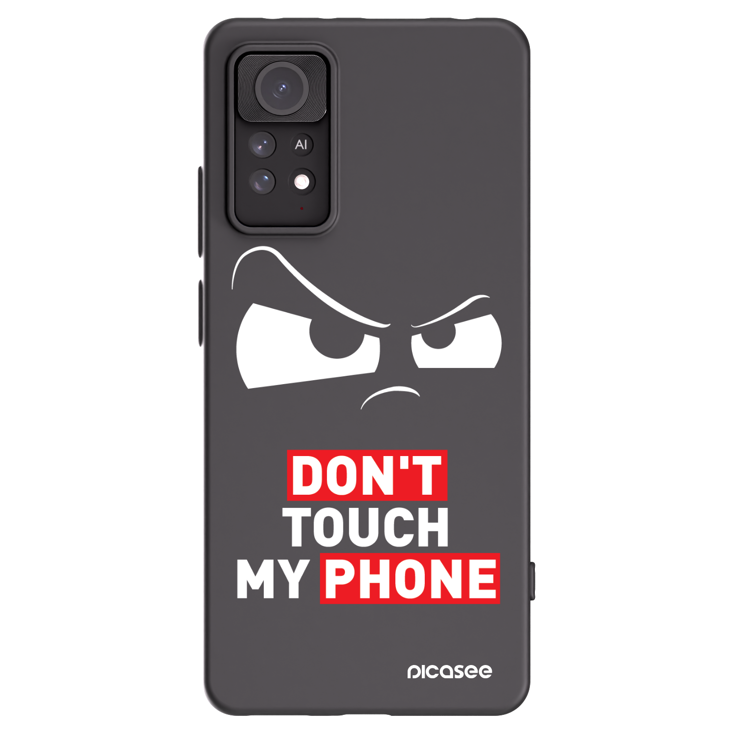 Picasee Xiaomi Redmi Note 11 Pro Hülle - Schwarzes Silikon - Cloudy Eye - Transparent