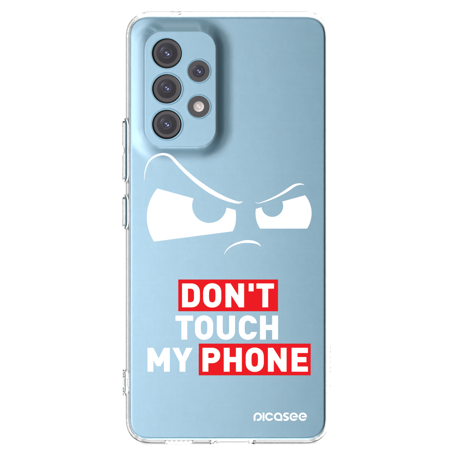 Picasee Samsung Galaxy A53 5G A536 Hülle - Transparentes Silikon - Cloudy Eye - Transparent