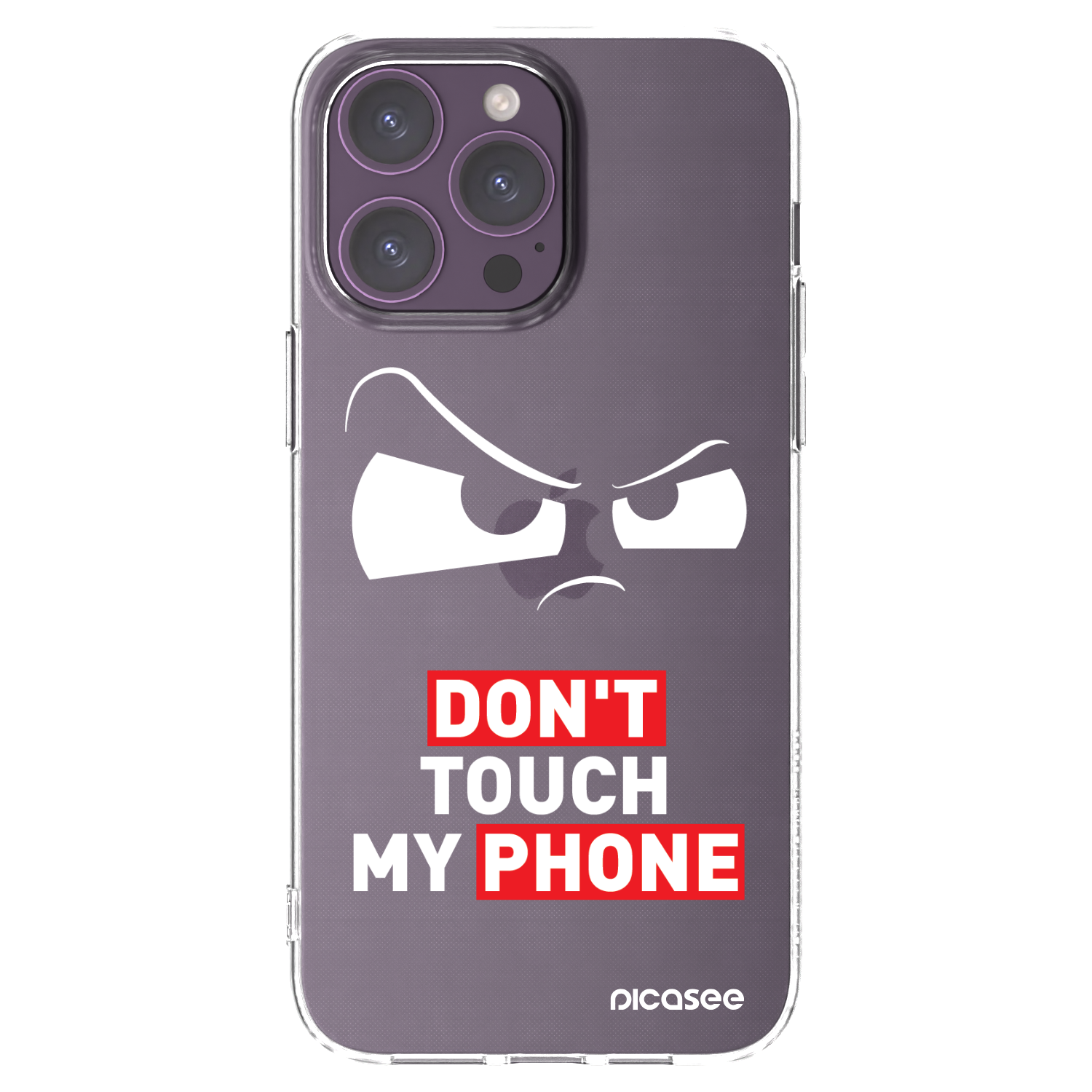 Picasee Apple iPhone 14 Pro Max Hülle - Transparentes Silikon - Cloudy Eye - Transparent