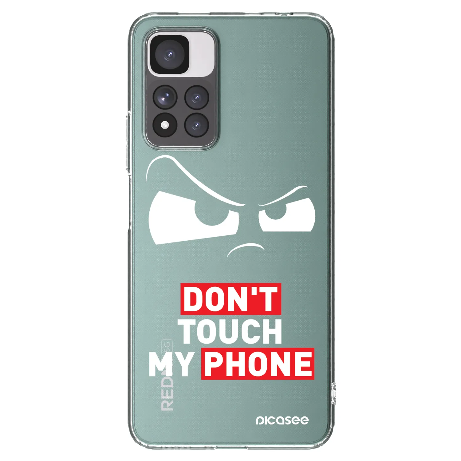 Picasee Xiaomi Redmi Note 11 Pro+ 5G Hülle - Transparentes Silikon - Cloudy Eye - Transparent