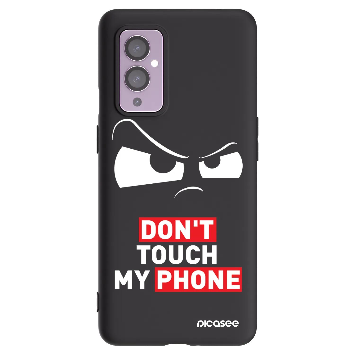 Picasee OnePlus 9 Hülle - Schwarzes Silikon - Cloudy Eye - Transparent