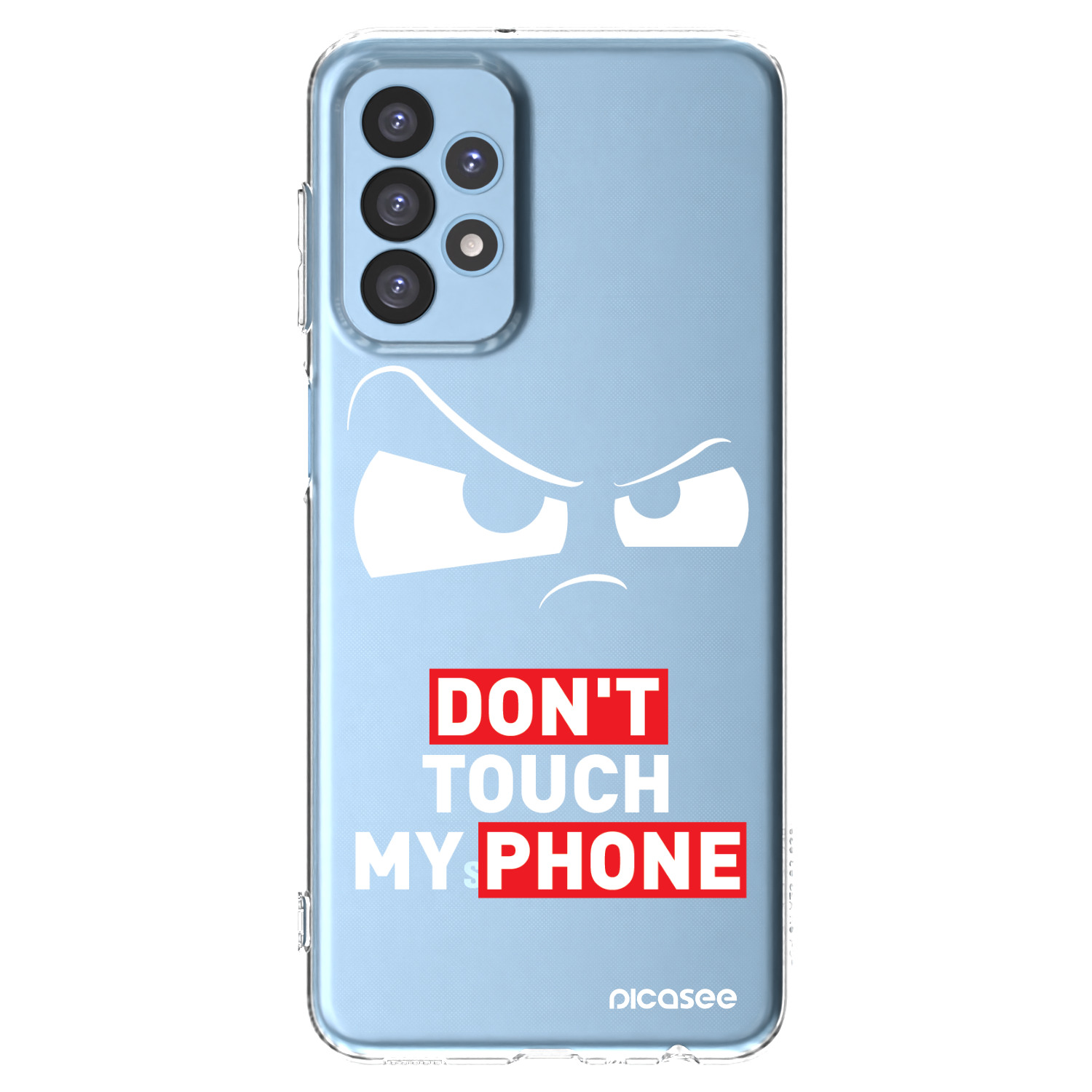 Picasee Samsung Galaxy A23 A235F 4G Hülle - Transparentes Silikon - Cloudy Eye - Transparent