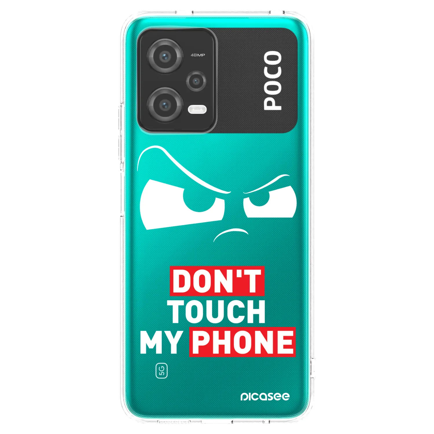 Picasee Xiaomi Poco X5 Hülle - Transparentes Silikon - Cloudy Eye - Transparent
