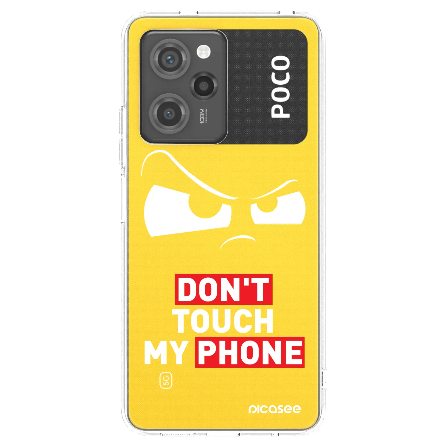 Picasee Xiaomi Poco X5 Pro Hülle - Transparentes Silikon - Cloudy Eye - Transparent
