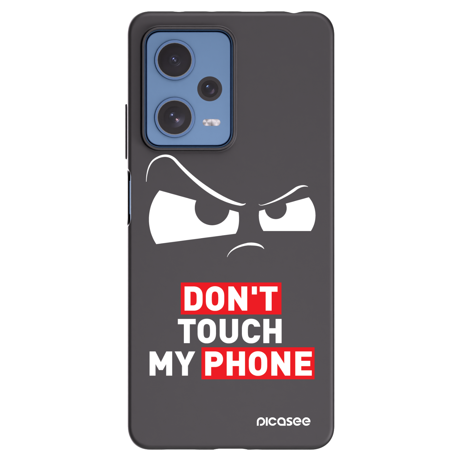 Picasee Xiaomi Redmi Note 12 Pro 5G Hülle - Schwarzes Silikon - Cloudy Eye - Transparent