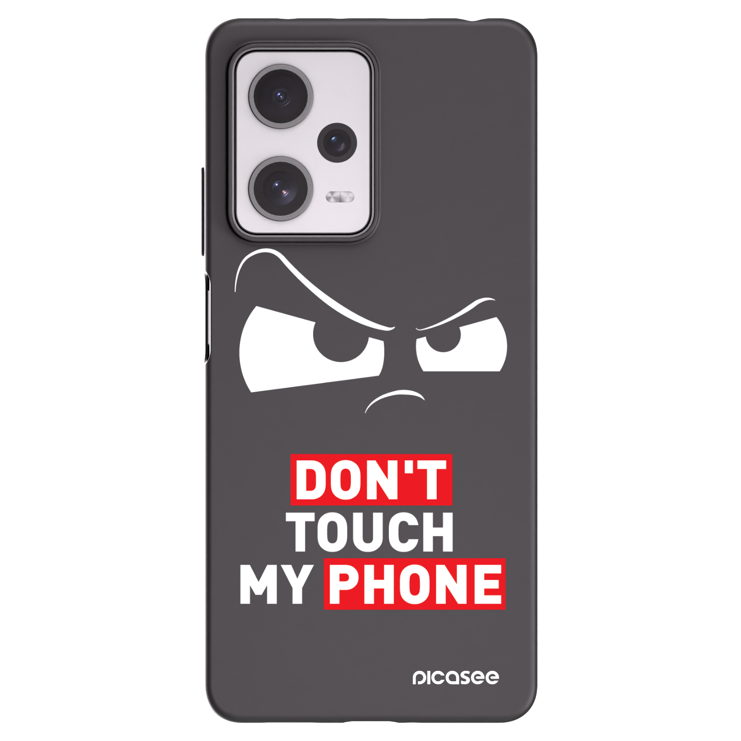 Picasee Xiaomi Redmi Note 12 Pro+ 5G Hülle - Schwarzes Silikon - Cloudy Eye - Transparent