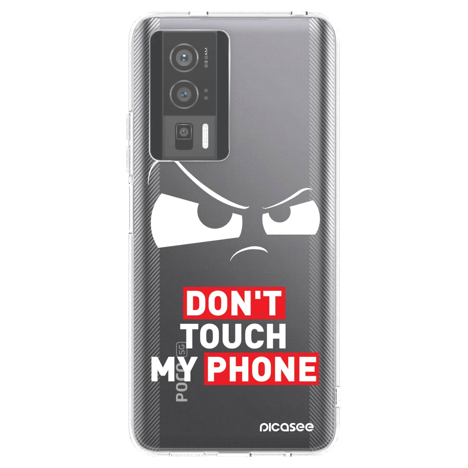 Picasee Xiaomi Poco F5 Pro 5G Hülle - Transparentes Silikon - Cloudy Eye - Transparent
