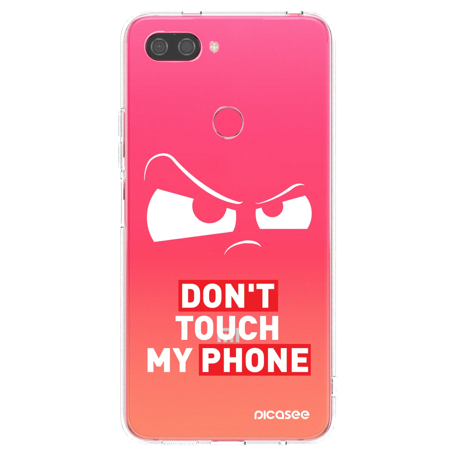 Picasee Xiaomi Mi 8 Lite Hülle - Transparentes Silikon - Cloudy Eye - Transparent