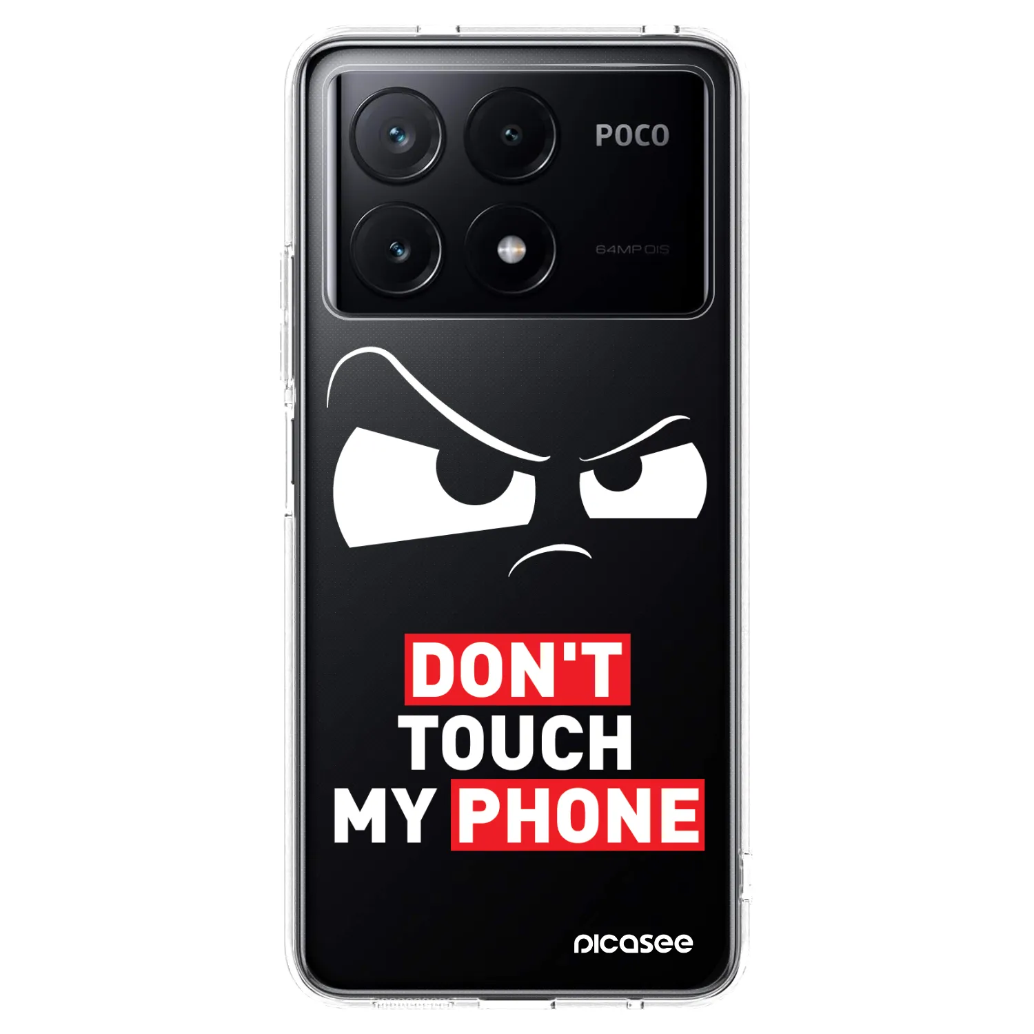 Picasee Xiaomi Poco X6 Pro Hülle - Transparentes Silikon - Cloudy Eye - Transparent
